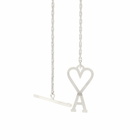 AMI Paris Men's Brass Necklace in Argent 