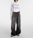 Acne Studios 2023 distressed wide-leg jeans