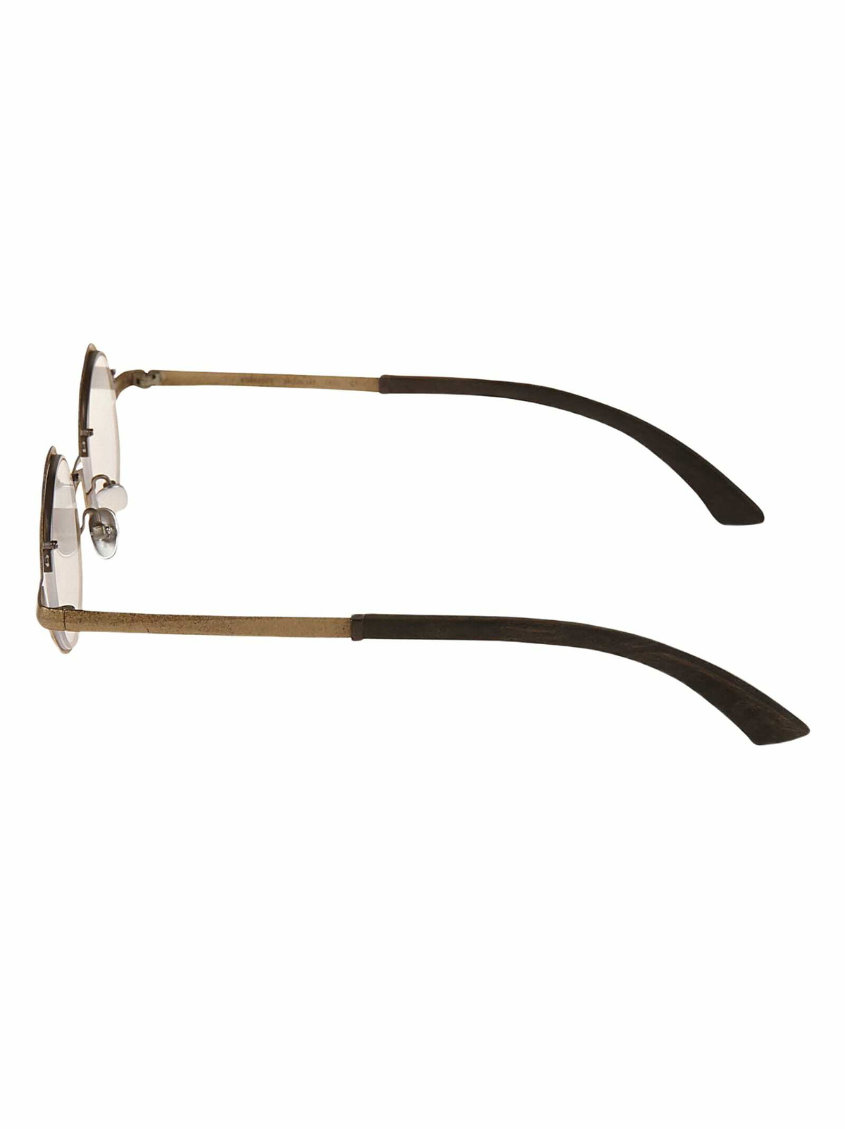 RIGARDS Leather Detail Round Glasses