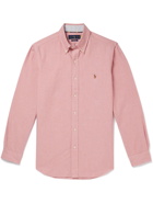 Polo Ralph Lauren - Button-Down Collar Logo-Embroidered Cotton Oxford Shirt - Pink