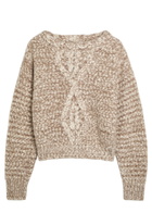 Isabel Marant Dorota Chunky-knit Alpaca-blend Jumper Ecru