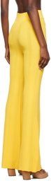 REMAIN Birger Christensen Yellow Straight-Leg Lounge Pants