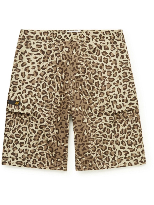 Photo: WTAPS - Jungle 01 Leopard-Print Cotton-Twill Cargo Shorts - Animal print