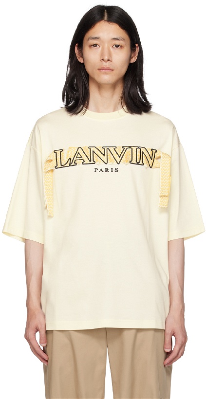 Photo: Lanvin White Oversized T-Shirt