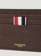 Thom Browne - Three Stripe Card Holder in Brown