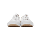 Converse White and Off-White Reconstructed Chuck 70 Low Sneakers