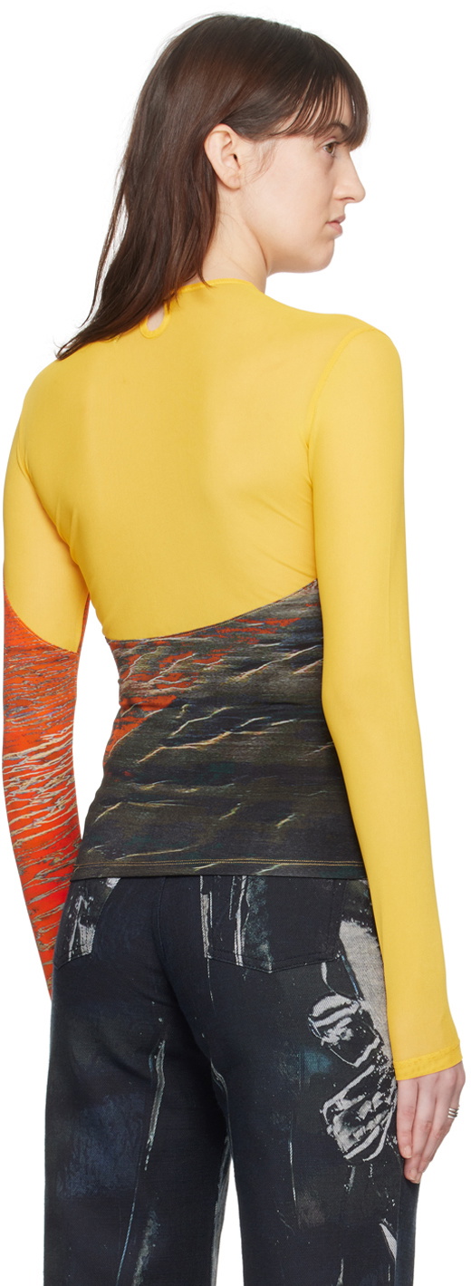 Louisa Ballou Multicolor Sunset Long Sleeve T-Shirt