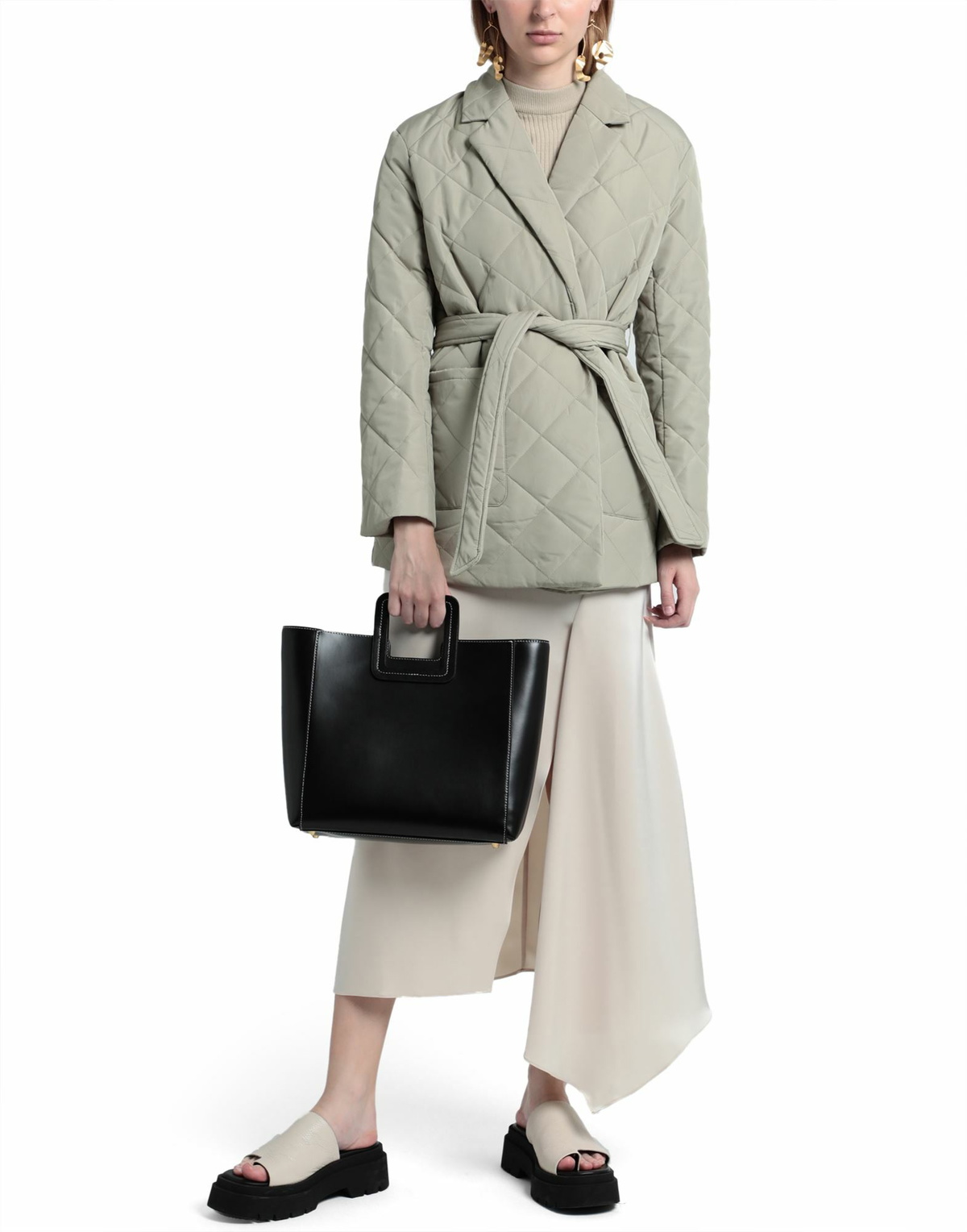 Staud Womens Handbag in Black