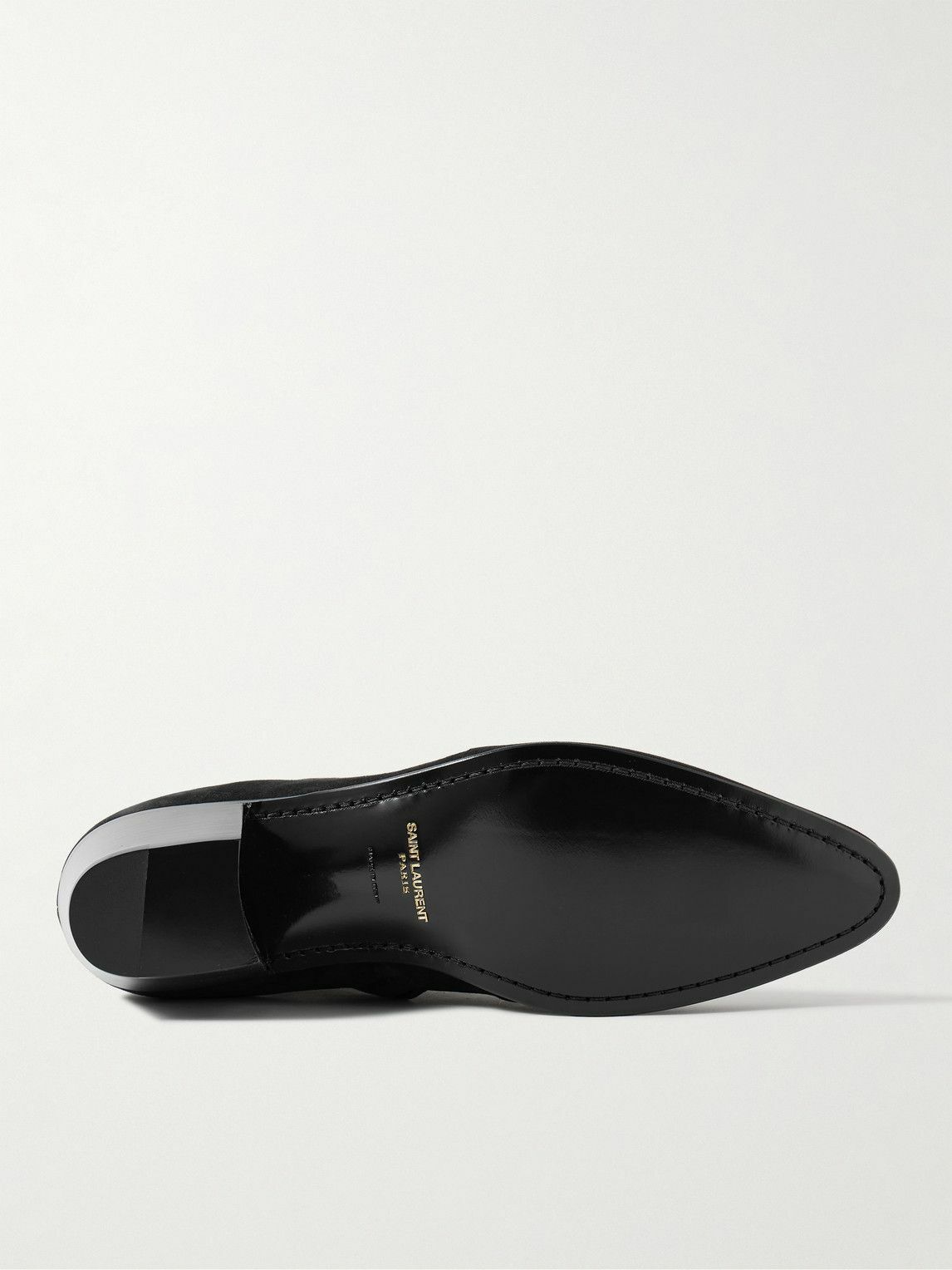 SAINT LAURENT - Vassili Suede Ankle Boots - Black