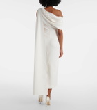 Roksanda Bridal Maite 2 caped one-shoulder gown