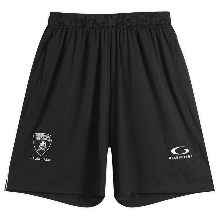 Photo: Balenciaga Men's Automobili Lamborghini Baggy Shorts in Black