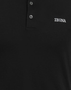 Zegna Mens Polo shirt in Black