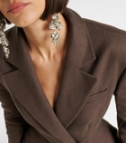 Magda Butrym Peplum linen blazer