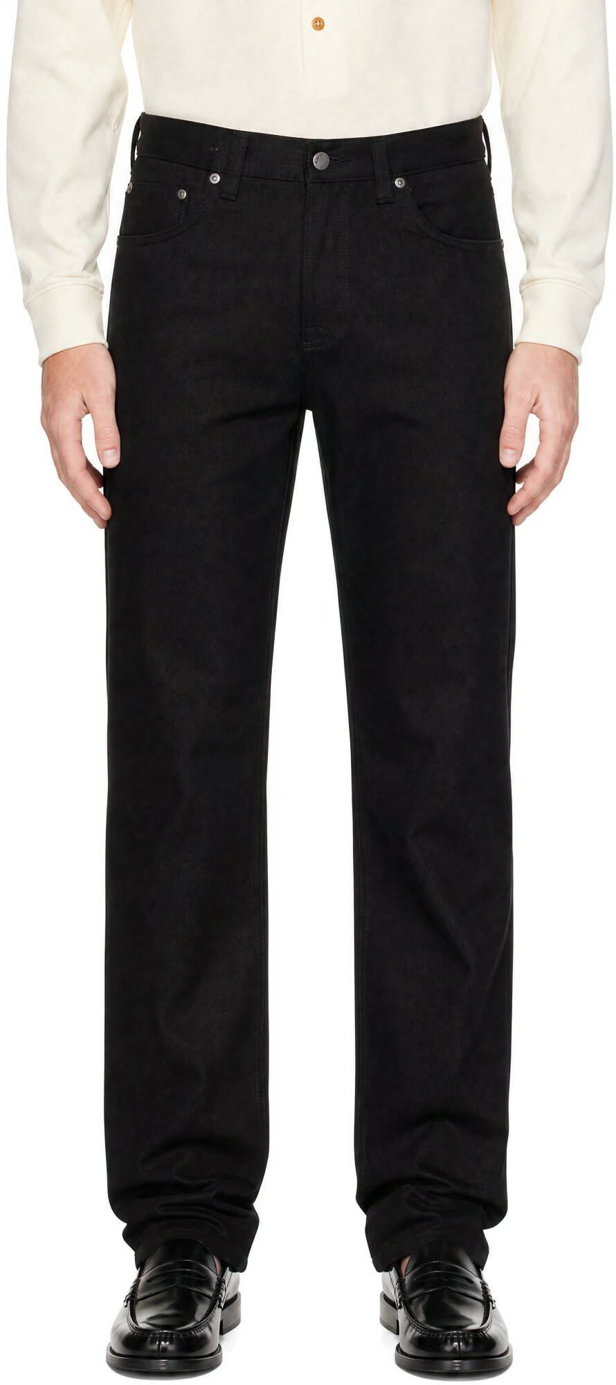 Nudie Jeans Black Gritty Jackson Jeans