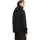 Engineered Garments Black Fleece Raglan Hoodie