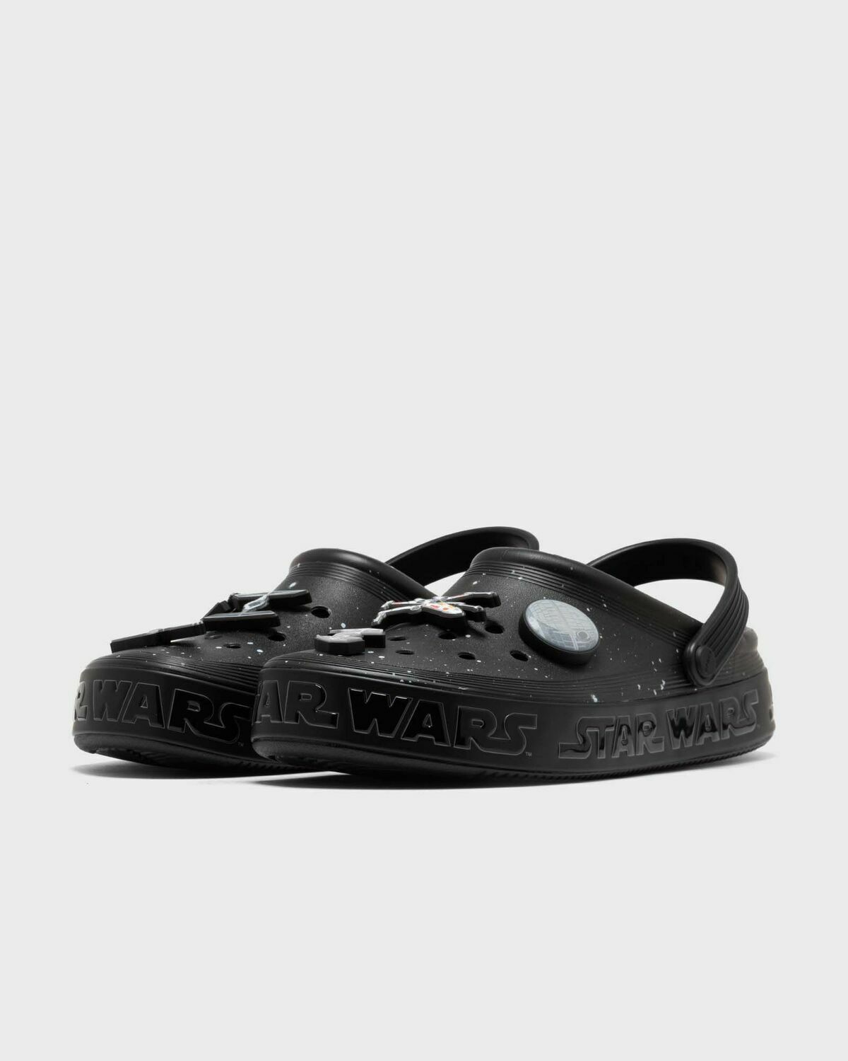 Crocs Star Wars Off Court Clog Black M5/W7 with Jibbitz Unworn Crocs | Unisex | STAR WARS™ Off Court | Clogs | Black | W4  main image 4