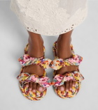 Zimmermann Carousel printed espadrille slides