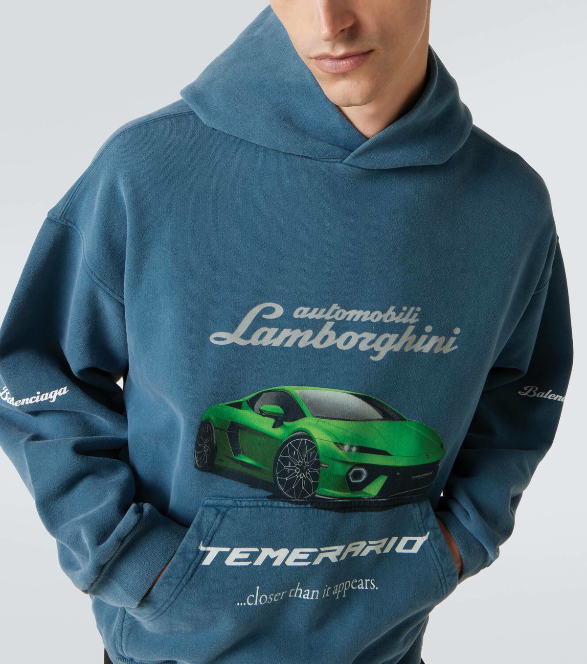 【個性的♪】BALENCIAGA AUTOMOBILI LAMBORGHINI HOODIE Balenciaga Balenciaga I Automobili Lamborghini Hoodie Medium
