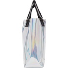 Honey Fucking Dijon Silver PVC Iridescent Tote