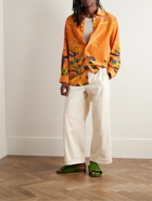 Etro - Printed Silk Shirt - Orange