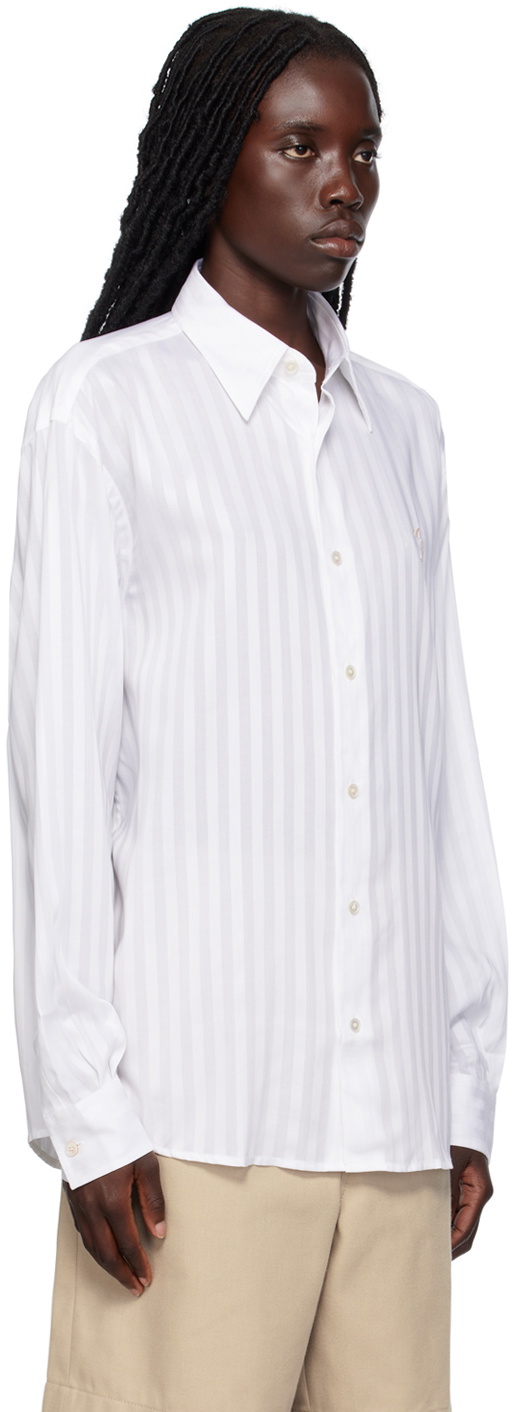 Acne Studios White Striped Shirt Acne Studios