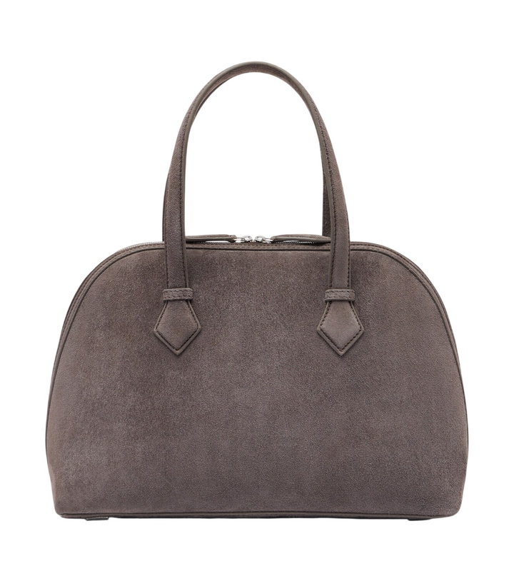 Photo: A.Emery Harnick suede top handle bag
