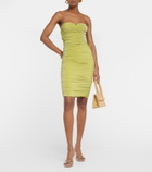 Bananhot Strapless ruched midi dress