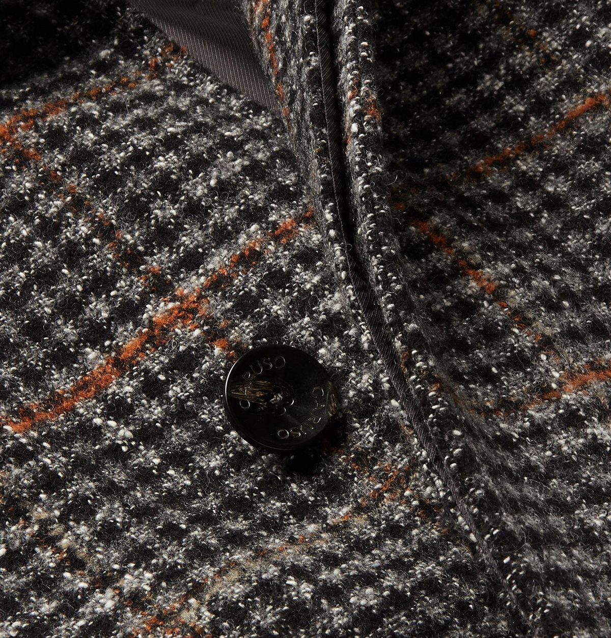 Caruso - Checked Wool-Blend Coat - Gray Caruso