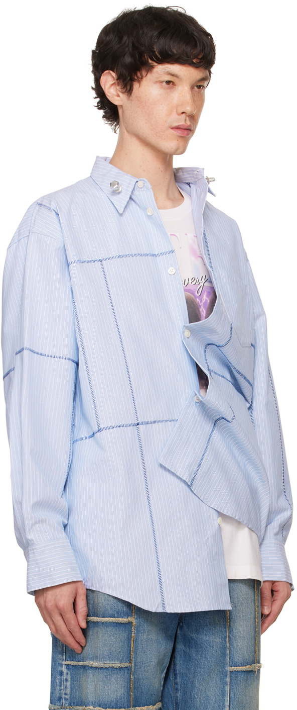 doublet Blue Frankenstein Cutting Shirt