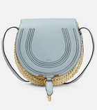 Chloe - Marcie Small raffia crossbody bag