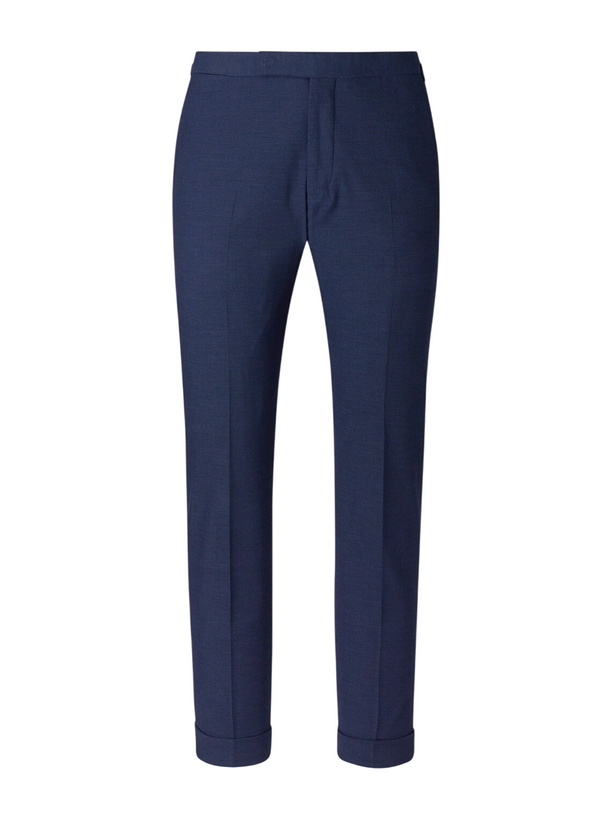 Photo: Polo Ralph Lauren - Chester Straight-Leg Stretch-Canvas Suit Trousers - Blue