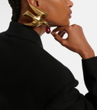 Saint Laurent Dove embellished drop earrings