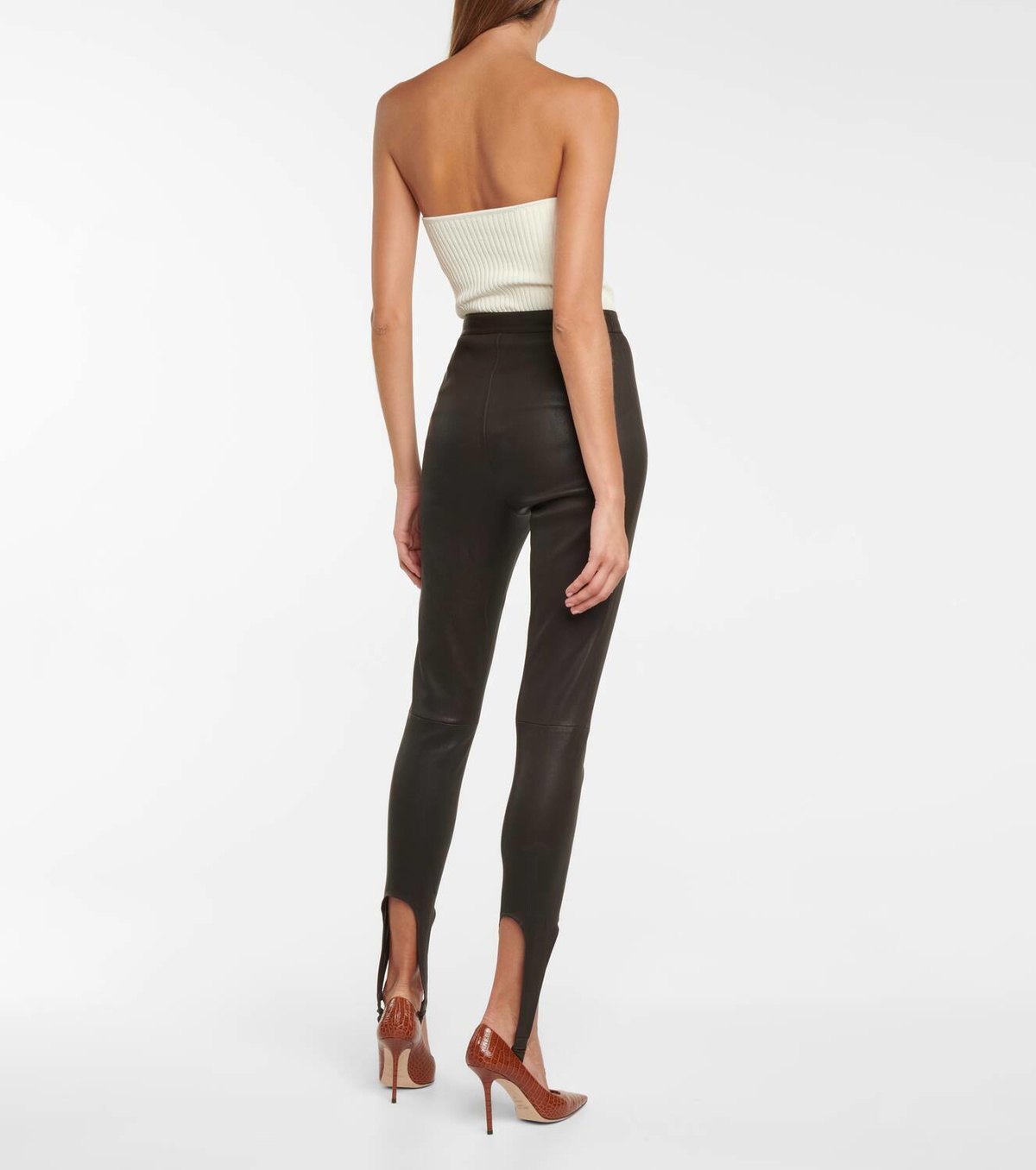 Zeynep Arçay Leather leggings