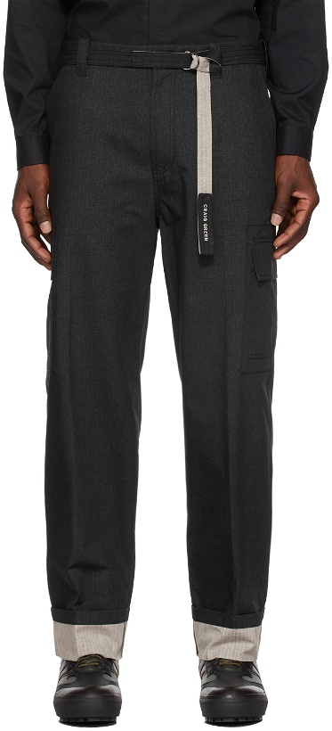 Photo: Craig Green Grey Belted Cargo Pants