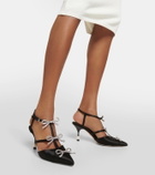 Giambattista Valli Satin embellished pumps