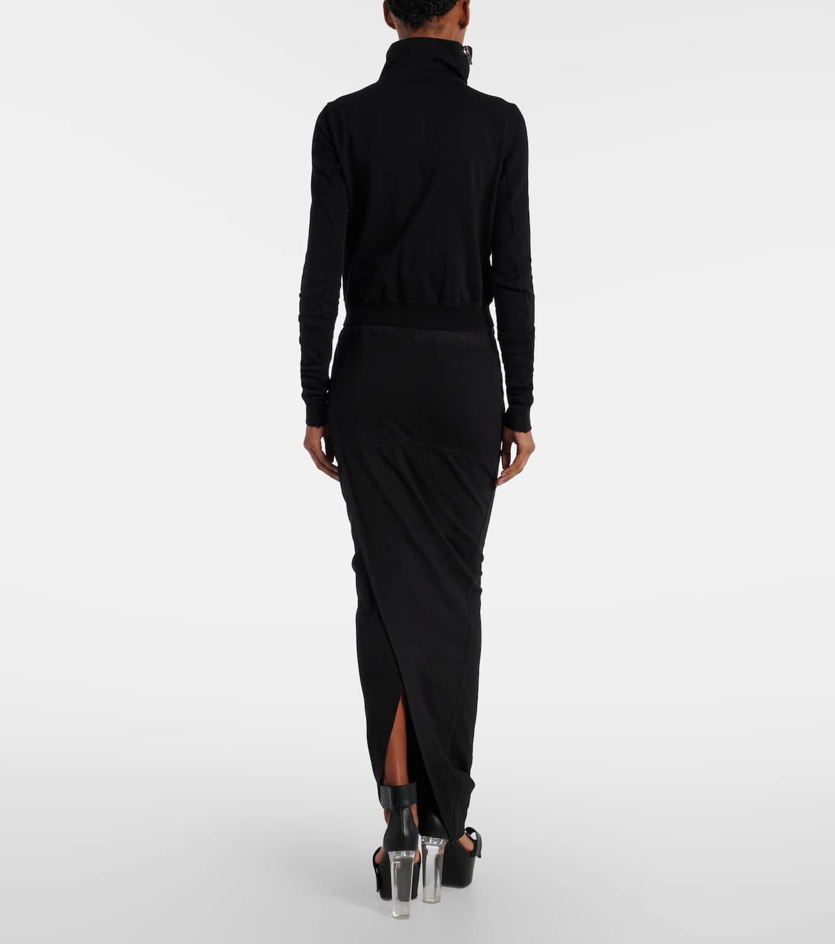 Rick Owens Mountain cotton jersey hoodie