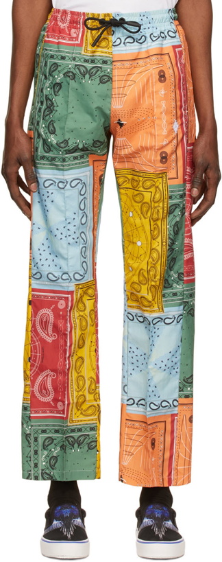 Photo: Marcelo Burlon County of Milan Multicolor Nylon Trousers