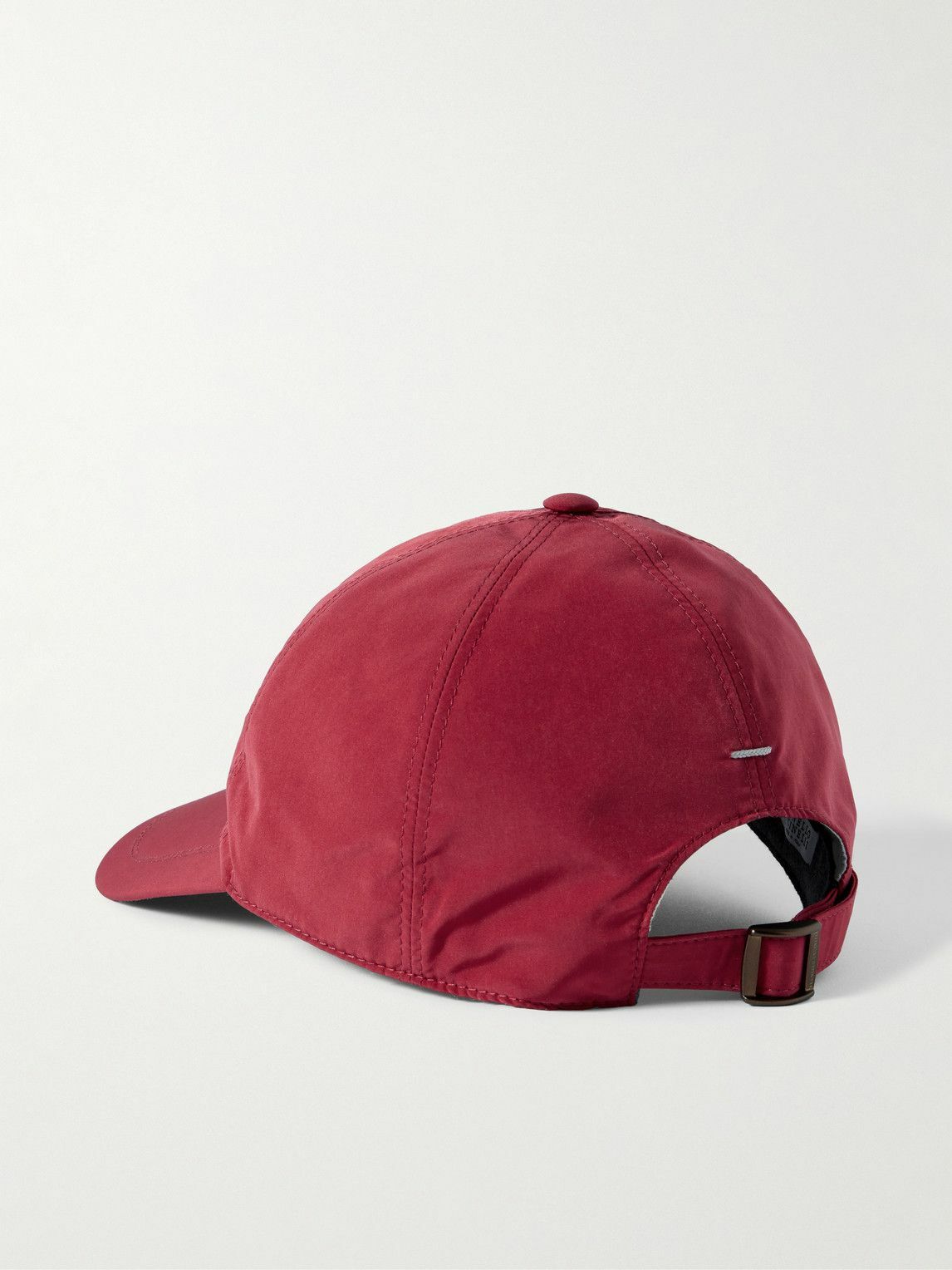 Brunello Cucinelli - Logo-Embroidered Cotton-Twill Baseball Cap - Red