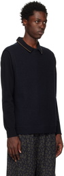 NN07 Navy Crewneck Vest