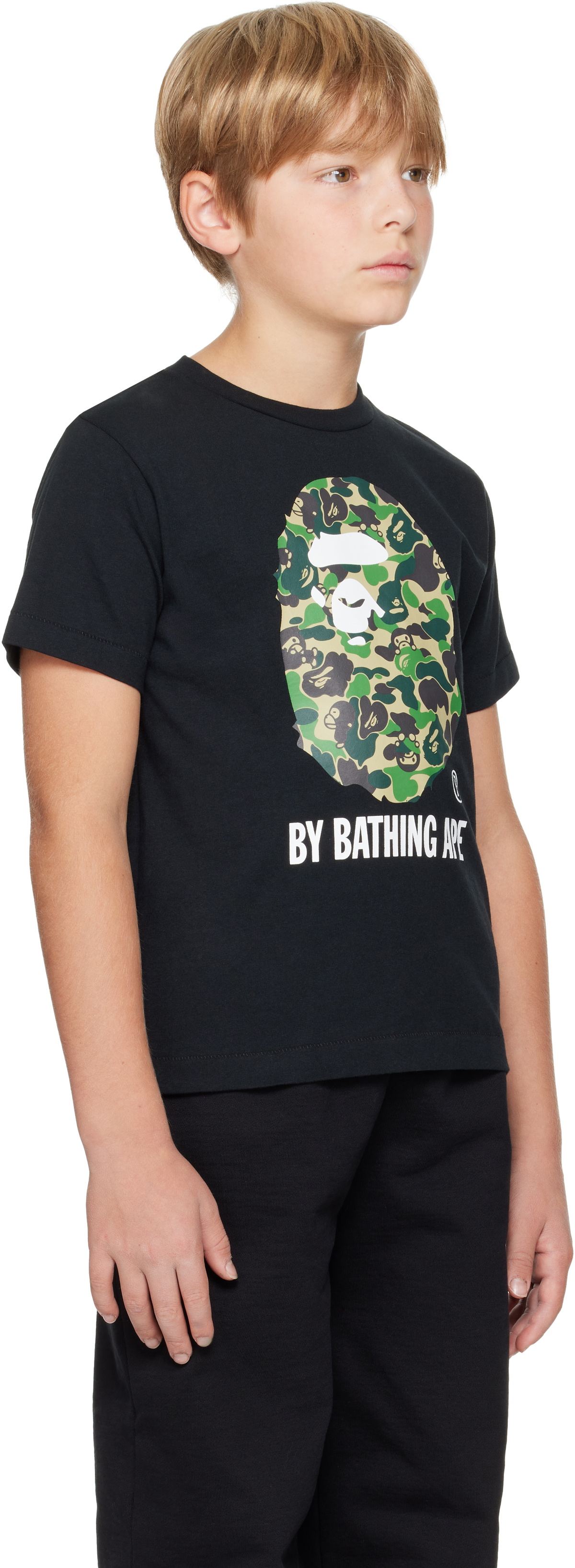 BAPE Kids Black ABC Camo Milo 