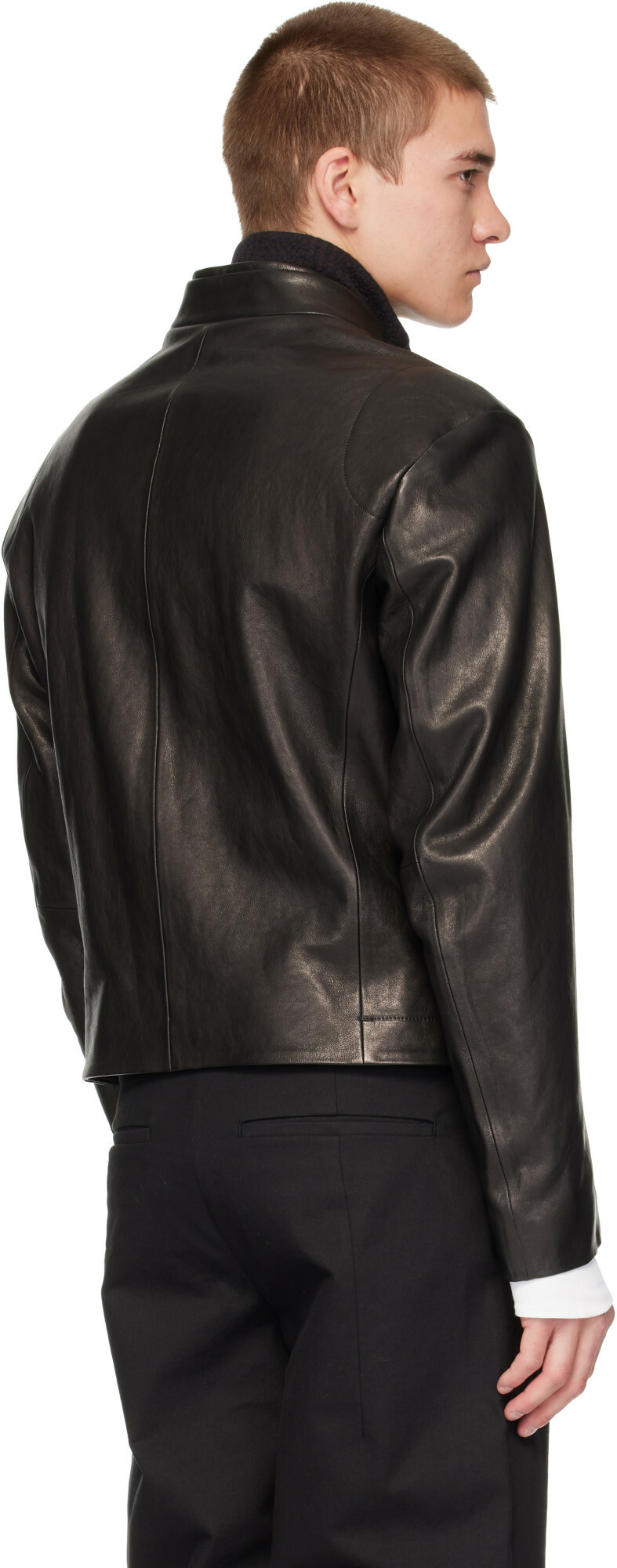 POST ARCHIVE FACTION (PAF) Black Rider Leather Jacket
