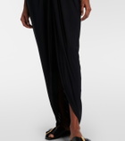 Balmain Embellished jersey maxi dress