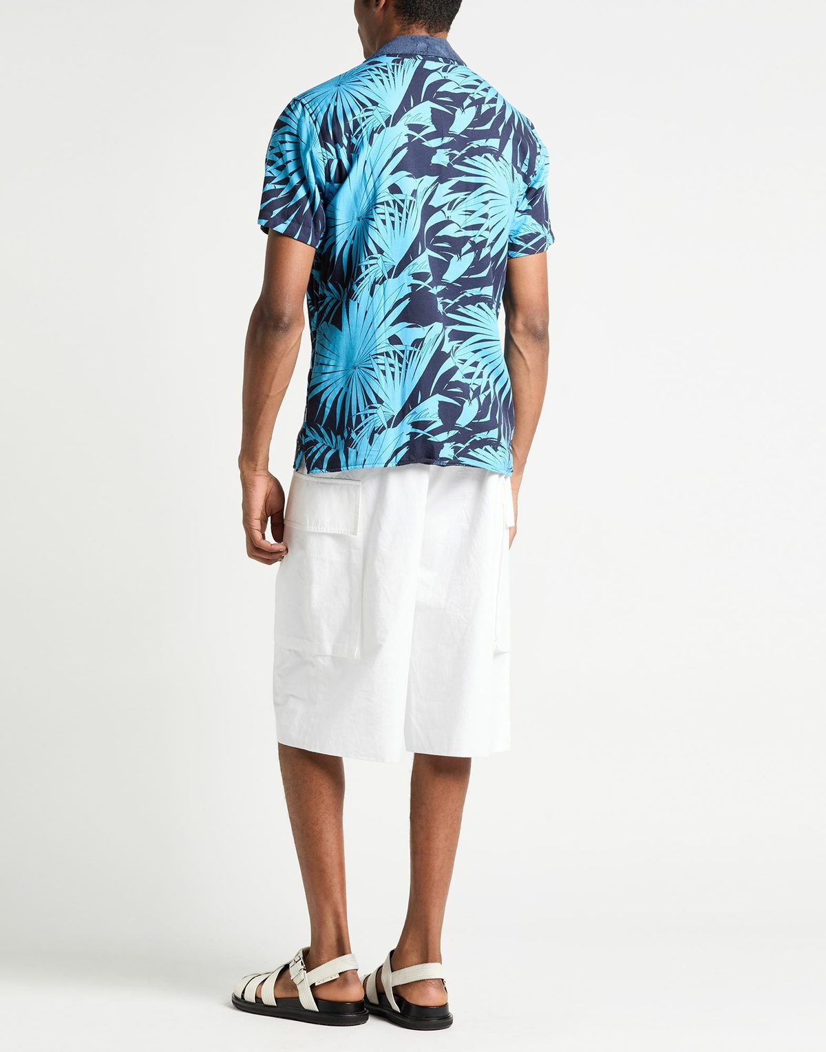 Orlebar Brown Mens Shirt in Azure