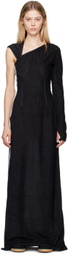 Y-3 Black Warp Maxi Dress