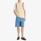 Drôle de Monsieur Men's Mesh Tank Top in Cream