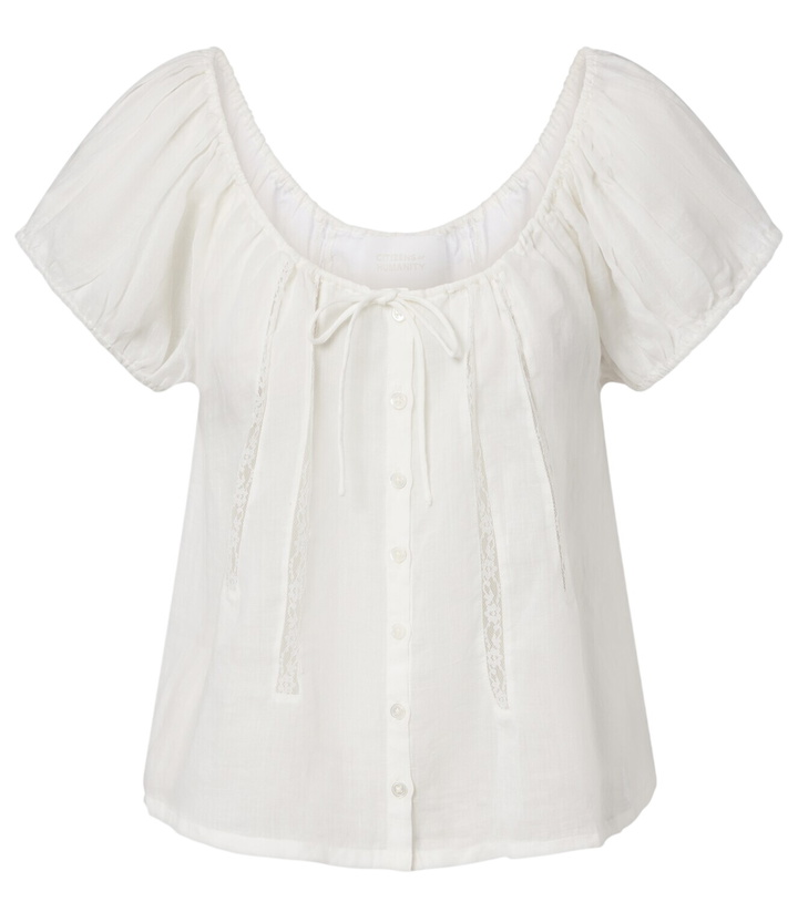 Photo: Citizens of Humanity Tatev lace-trimmed top