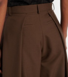 Sacai Pleated belted shorts