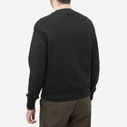 Alexander McQueen Men's 92 Crew Intarsia Knit in Black/Red/Ivory