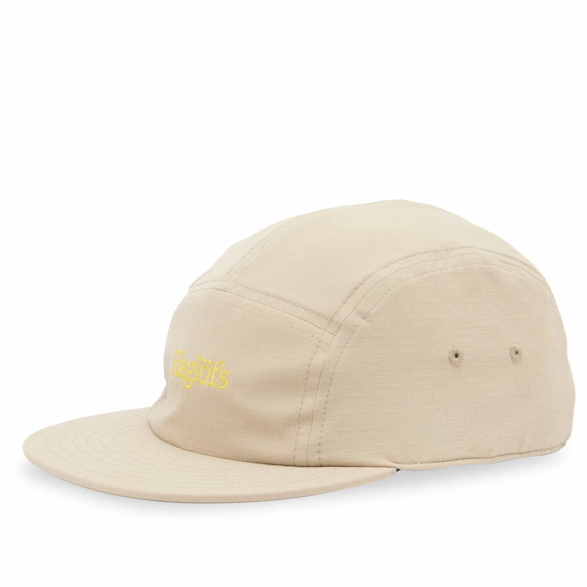 Haglöfs Men's Brand Five Panel Cap in Chalk Beige