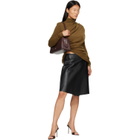 Courrèges Burgundy Monday Leather Bag